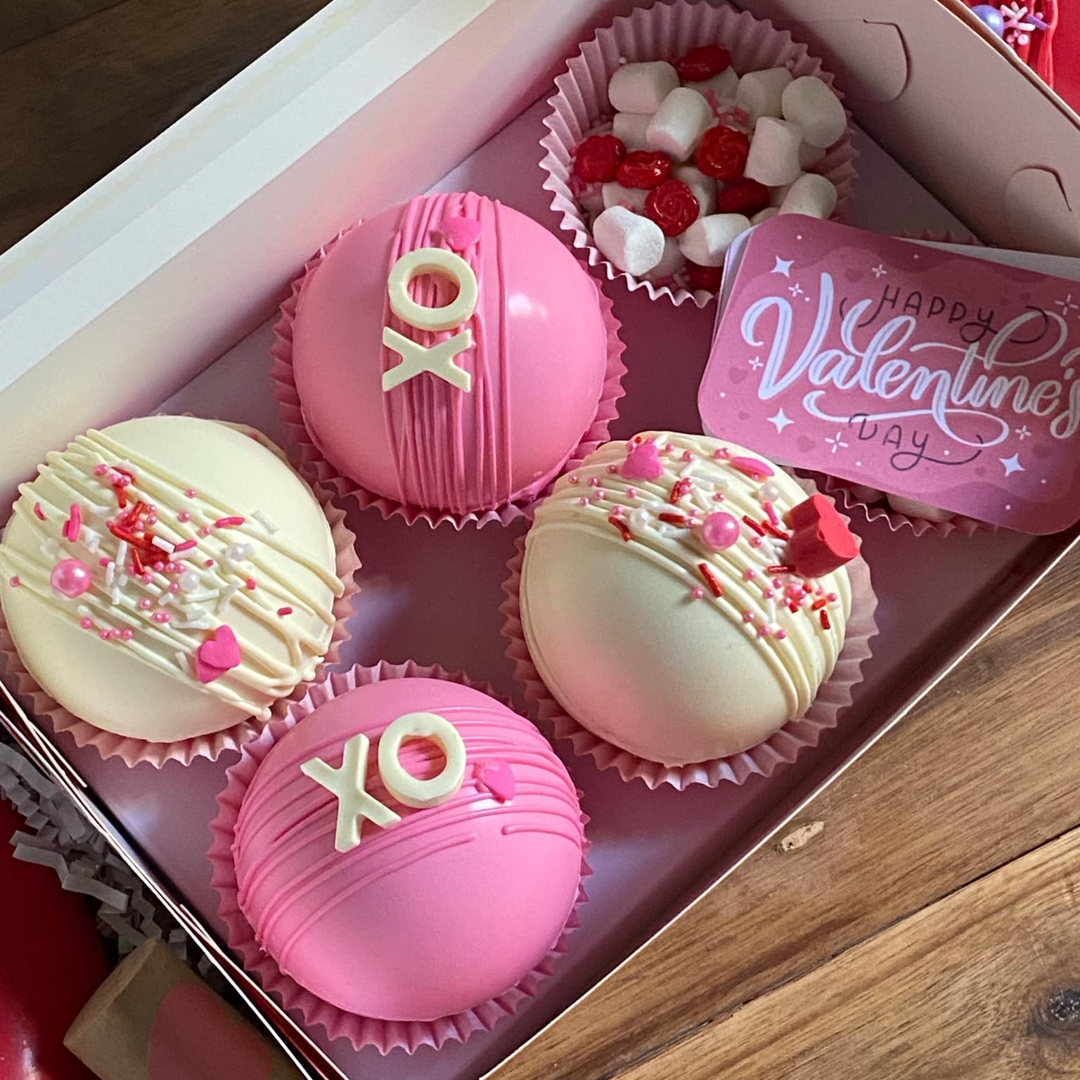 Box of 6 Sphere Cocoa Bomb